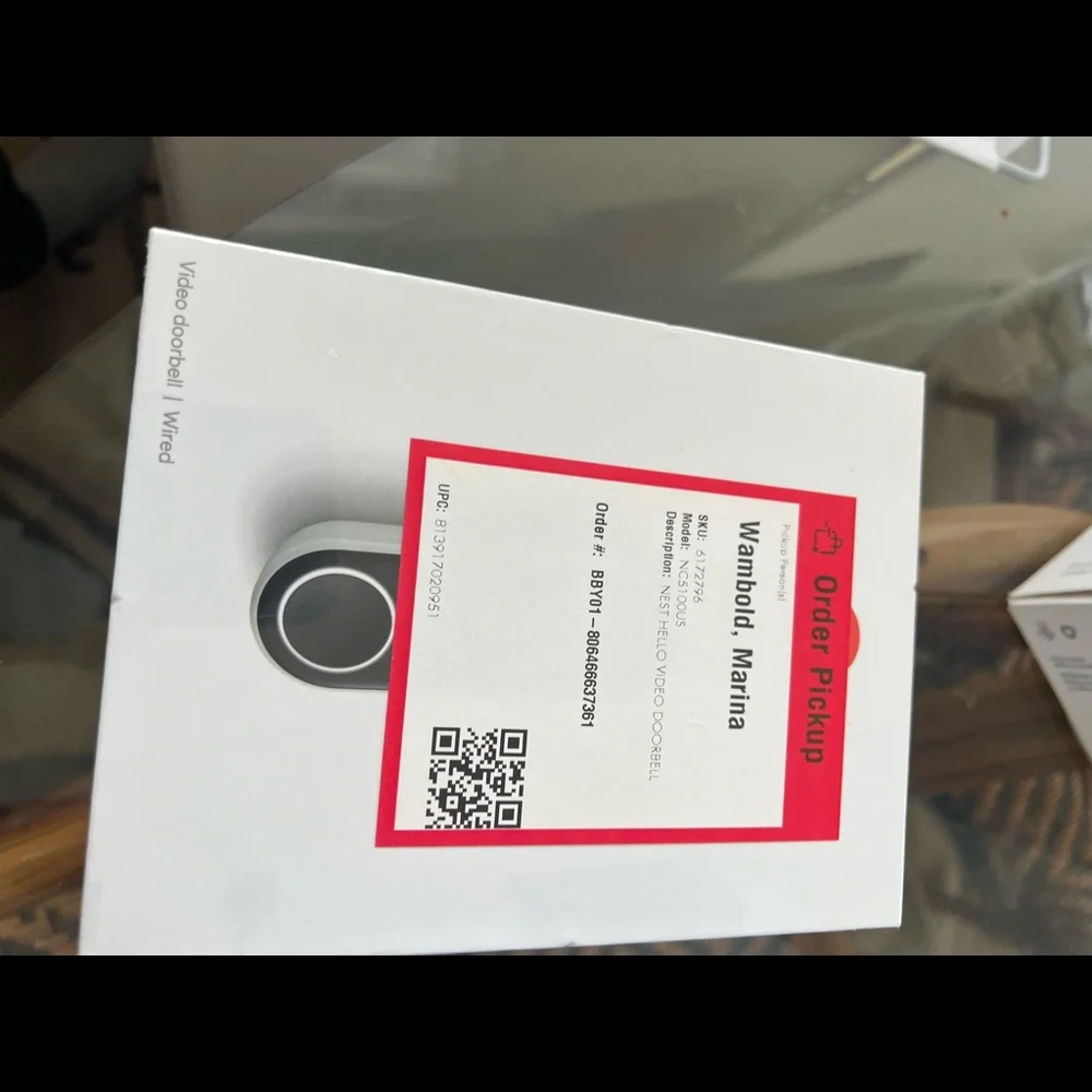 Nest Video Doorbell - Wired. 2021.